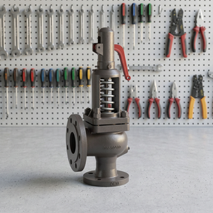 Maneta de seguridad manual con resorte SV-1 de acero inoxidable, conexión NPT, alta tasa de flujo, baja presión, aire, aceite, neumática - Product Image 3