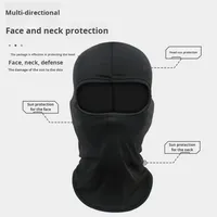 Masque facial unisexe pour le cyclisme en plein air, en spandex, protection du visage, bonnet chaud, doublure de casque, séchage rapide, masque facial pour vélo