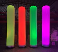 Colonne gonflable colorée Offre Spéciale de LED, annonçant la lampe gonflable pour la décoration