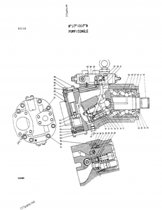 Bomba hidráulica para las piezas del excavador de Hitachi 9065880 EX200LC EX220LC HPV116C HPV116 9065881 9077427 9065879 - Product Image 5