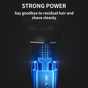 Afeitadora Eléctrica Dsp, 45 Minutos de Autonomía, Resistente al Agua, Carga USB, Maquinilla de Afeitar de Doble Cuchilla para Hombre - Product Image 4
