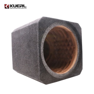 10/12 inch HDF car speaker empty cabinet enclosure honeycomb bass subwoofer empty box