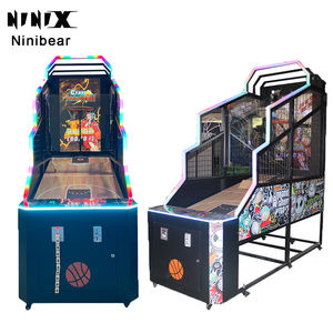 เครื่องเกมยิงปืนแบบหยอดเหรียญในร่ม<span class=keywords><strong>ราคา</strong></span>ประหยัด เครื่องบาสเก็ตบอลไม้สำหรับเด็กอายุ 3 ปีขึ้นไป เหมาะสำหรับศูนย์เกม - Product Image 4