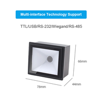 Décodeur Rakinda LV3000 Datamatrix, lecteur de code QR 2D à montage fixe, scanner de codes-barres PDF417, USB en stock