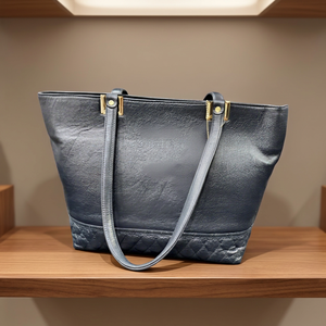 Sac à main en cuir véritable pour femme BS INTERNATIONAL, fermeture à glissière, imperméable, écologique, léger, grand format - Product Image 3