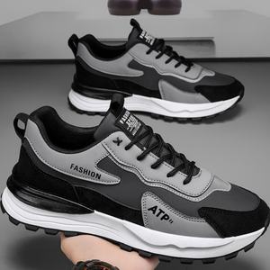 Zapatos Casuales para Hombre, Zapatos Deportivos Transpirables de Alta Calidad, Zapatillas de Moda con Suela Gruesa, Zapatos de Cuero para Hombre que Aumentan la Altura - Product Image 4