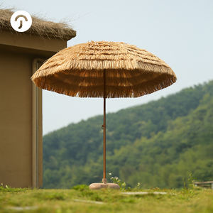 <span class=keywords><strong>Sombrilla</strong></span> Resistente de 8 Varillas con Imitación de Paja para Cafetería y Playa. Construye un Refugio Acogedor. Pida su toldo ahora - Product Image 2