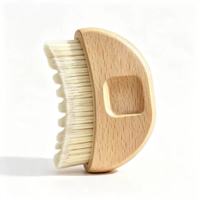 Pinceau de massage facial Gua Sha personnalisé avec logo, pour le contour du visage, anti-gonflement, améliore le sommeil, emballé en coffret cadeau, beauté