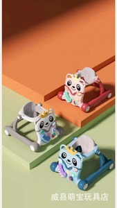 Poussettes musicales pliantes pour nouveau-nés garçons et filles avec roues et siège, trotteur à roulettes pour bébés - Product Image 2