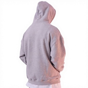 Sudadera con Capucha Roja para Hombre, Corte Regular, 100% Algodón Tejido, Color Sólido Informal, Diseño con Bolsillo, Impermeable, Ecológica, Ropa de Invierno - Product Image 3