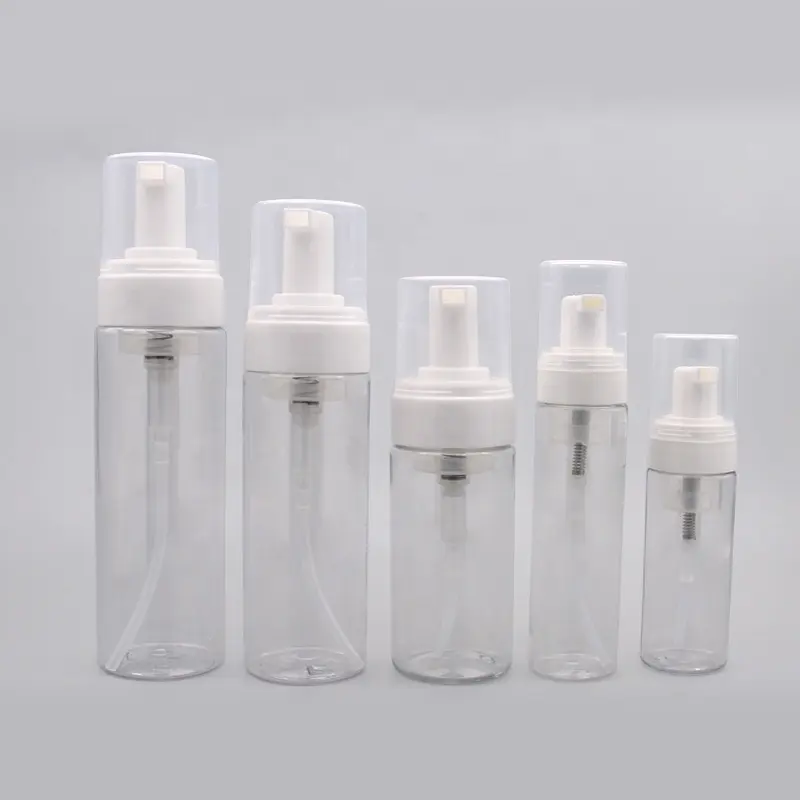 30 60 100 150 200ML Xách Tay Tùy Chỉnh Tái Chế Nhựa Tạo Bọt Tay Lỏng Xà Phòng Bong Bóng Dispenser Bơm Rỗng Chai