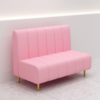 Ensemble table et chaises banquette sur mesure, rembourrées, pour cafés et restaurants, usage commercial, directement de l'usine
