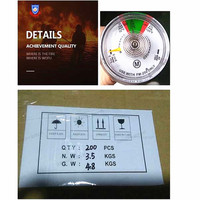 Alat Ukur Tekanan ISO CE Putih FM200 2024, Alat Ukur HFC236, Alat Ukur FM200 HFC-227 EA, Sistem Alat Pemadam Kebakaran