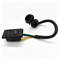 Ensemble de commutateurs de lève-vitres électriques DZ97189589 81.25503.0223 pour pièces de rechange de camions lourds Shacman F3000 F2000