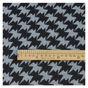 Tela elástica personalizada para camisetas, tela lisa de poliéster teñido, poliéster, spandex, pata de gallo - Product Image 4