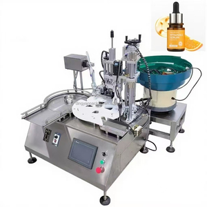 Machine <span class=keywords><strong>de</strong></span> remplissage et <span class=keywords><strong>de</strong></span> bouchage rotative automatique pour huiles essentielles, gouttes pour les <span class=keywords><strong>yeux</strong></span>, colle liquide, petits flacons en verre, tubes à essai, flacons <span class=keywords><strong>de</strong></span> réactifs - Product Image 2