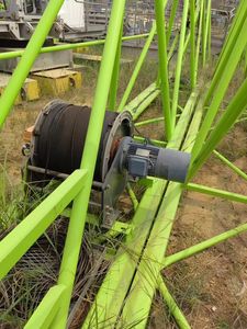 เครนทาวเวอร์แบบแบน ยี่ห้อซูมไลออน รุ่น 6015 8 ตัน ปี 2020 สีเขียว พร้อมมอเตอร์เกียร์บ็อกซ์ รับน้ำหนักได้สูง ใช้ในงานก่อสร้างอาคารสูง 40 เมตร ที่ดูไบ - Product Image 5