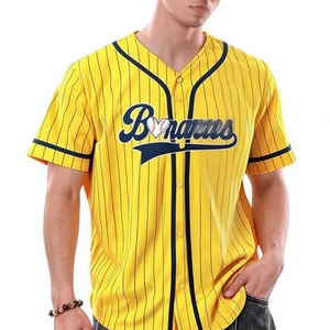 Nouveaux maillots de baseball personnalisés en gros avec logo, sublimation, séchage rapide, respirants, broderie - Product Image 6