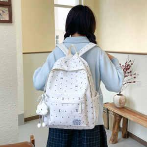Tas Ransel Siswa Motif Pita, Tas Sekolah Sederhana untuk Mahasiswa, Tas Travel Anak, Tas Ransel Harian Anak - Product Image 2
