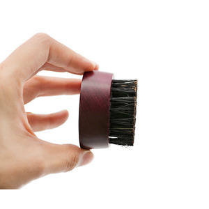 Beard <b>Brush</b> Boar Bristle Beechwood Black Peach Rosewood <b>Round</b> Massage Hair Styling Tool - Product Image 2