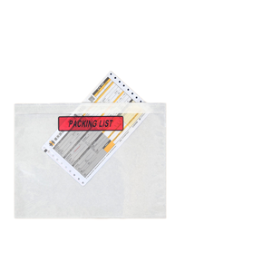 Factory Price Self Adhesive Packing List Bag High Quality Clear OPP Back Glue Pouch Custom Size Color for Export <b>Logistics</b> - Product Image 2