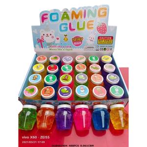 Pâte à modeler scintillante DIY, argile douce cristalline, pâte plastique dynamique légère, boue nuageuse anti-stress, pâte à modeler pour enfants, jouets slime - Product Image 2