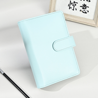 Mignon A6 Spiral PU Leather Organizer Planner Cover pour ordinateurs portables-Reliure à feuilles mobiles