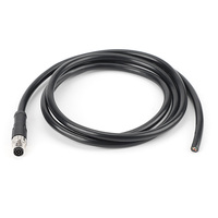 Câble étanche M8-Câble de capteur d'automatisation, câble de sécurité extérieur Connecteur d'aviation à 8 conducteurs IP67, câble de connexion LED
