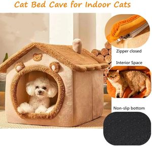<b>Plush</b> Enclosed Rectangular <b>cat</b> Bed, Durable & Washable, for Small/medium <b>Cats</b> Rest & Play. Contact Service for Shipping Info. - Product Image 4