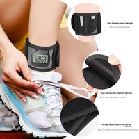 Sangle de podomètre de fitness, protection de la cheville, réglable, respirante, en PVC, pour la course à pied, le basketball, les sports, portable