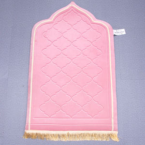 Tapis de Prière Musulman Turc Personnalisé Haute Qualité Rembourré Épais en Mousse à Mémoire de Forme Islamique de Poche pour Mosquée - Product Image 1