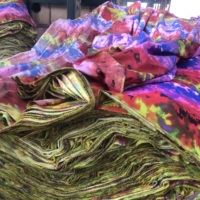 Tissu 100% polyester très vendu pour ensembles de literie, 60gsm - 135gsm, tissu microfibre imprimé à pigments dispersés pour textile de maison