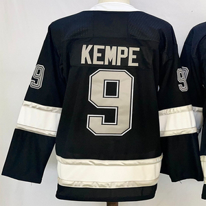 Maglie da Hockey Cucite per Uomo 11 Anze Kopitar 9 Adrian Kempe 99 Wayne Gretzky 22 Kevin Fiala 8 Doughty - Product Image 6