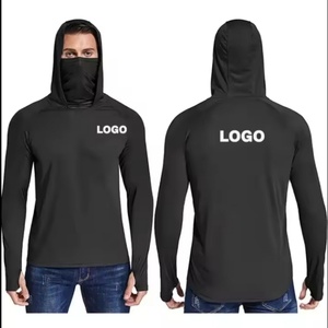เสื้อตกปลาแขนยาวผู้ชายสั่งทำพิเศษ ระบายอากาศได้ดี ป้องกันรังสียูวี พิมพ์ลาย พร้อมหน้ากาก - Product Image 3