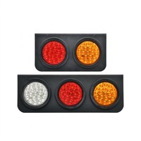 Feu arrière de remorque de camion, feu stop, clignotant, marche arrière, rouge, ambre, blanc, 24V, étanche