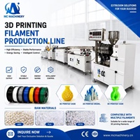 Machine d'extrusion de filament d'impression 3D SJ35, production 10 kg/h, 1,75 mm, pour PLA, ABS, PETG, TPU, PA