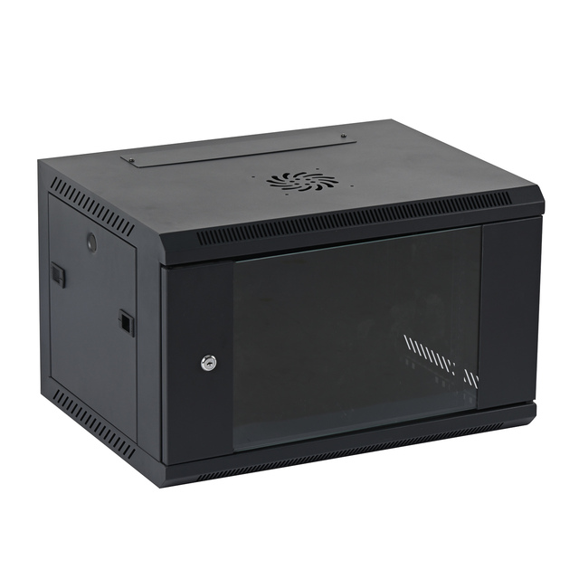 9u Single Section Server Rack Network 600*450 Wall MountCabinet Exchange Cabinet with Full Accessories Detachable Rack Enclosure