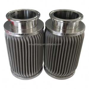 Bougie en métal en acier inoxydable 304/316 maille frittée personnaliser le filtre de bougie polymère pour la filtration de liquide - Product Image 1