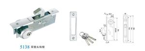Serrure Cekon à mortaise pour porte lourde en aluminium Mcdonalds KFC de haute qualité avec clés Heavy Duty 5128 vers l'Amérique centrale et l'Amérique du Sud - Product Image 4