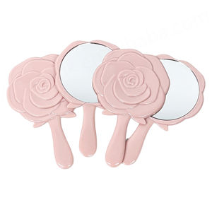 Wholesale Portable Rose Shape Mini Handheld <b>Makeup</b> Cosmetic Travel Pocket <b>Mirror</b> <b>for</b> Women - Product Image 2