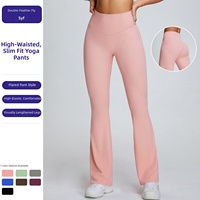 Pantalons de yoga de style nouveau pour femmes, pantalons de yoga taille haute, pantalons de fitness décontractés à séchage rapide