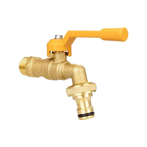 Solid Brass Bibcock 1/2 Inch Outdoor Tap Wall Mounted Anti Corrosion Polished Finish for Garden Farm Household Use - Product Image 5