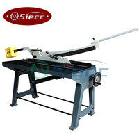 Cisailles à guillotine manuelles Q01-0.8x2500, cisailles pour tôles d'acier, d'aluminium et de cuivre