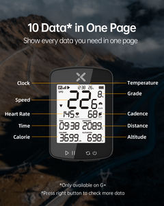 Compteur de vitesse numérique pour vélo XOSS G2 Plus, chronomètre sans fil GPS pour vélo de route, VTT, écran LCD, compteur de vitesse pour vélo - Product Image 2