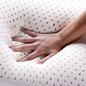 Duopllex vero <span class=keywords><strong>lattice</strong></span> moderno solido 200TC cuscino alto 16cm bianco Anti acaro cuscino parte corpo per federa 50x70cm - Product Image 2