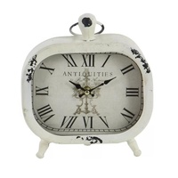 Ferme Antique Style rétro américain, horloge numérique en fer pour bureau et Table