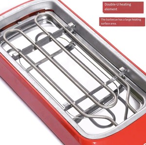 Parrilla Portátil Multifuncional con Soporte para Brochetas, Carrito para Acampar al Aire Libre - Product Image 5