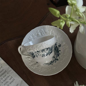 Tasses et assiettes en céramique classiques de luxe, tasses à café, tasses à latte art, tasses à thé de l'après-midi - Product Image 3