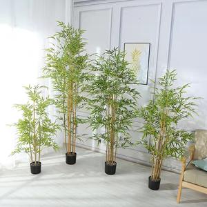 Nouveau Design Plante de <span class=keywords><strong>Bambou</strong></span> Artificiel Arbre de <span class=keywords><strong>Bambou</strong></span> Artificiel Intérieur Salon Décoration Plantes Plantes en Pot - Product Image 3