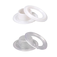 Oeillets ovales transparents en plastique Oeillets ovales en caoutchouc